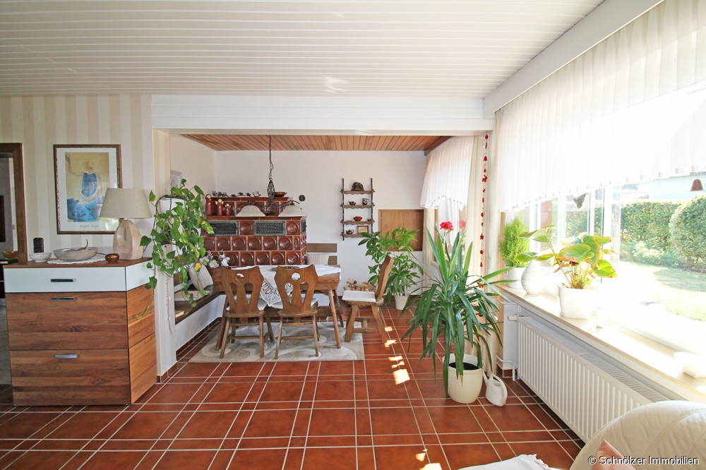 Blick in das Esszimmer