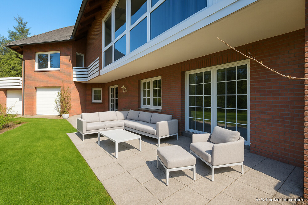 Zugang zur Terrasse so könnte es sein