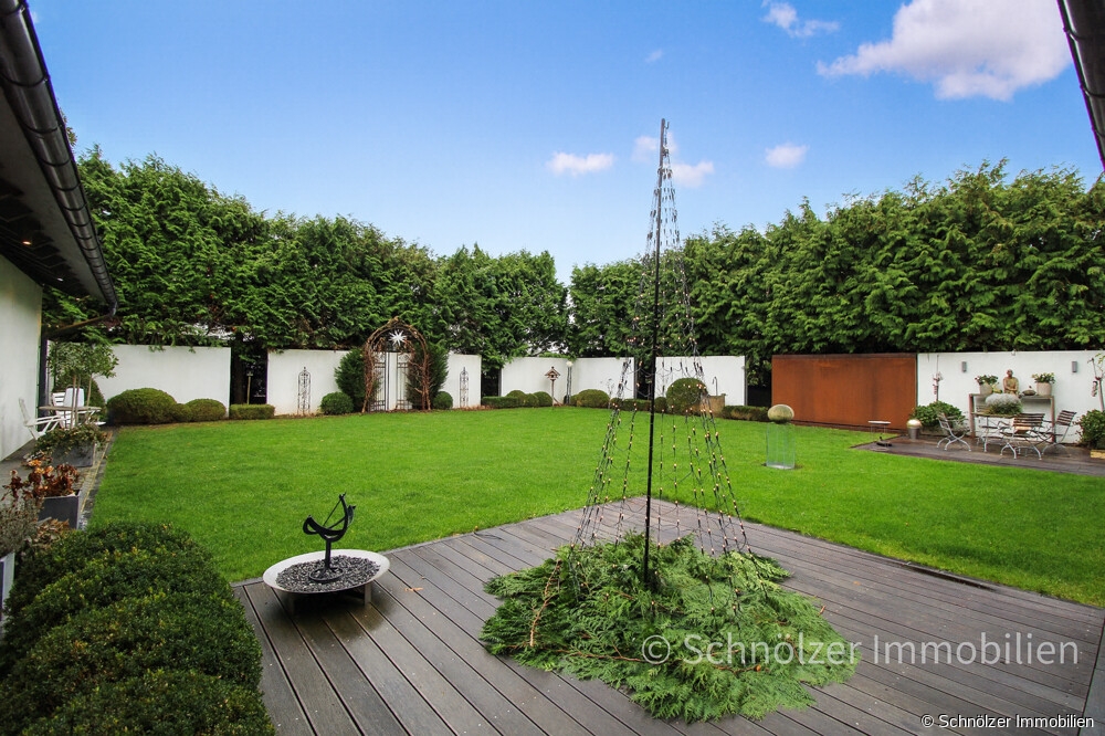 nicht einsehbarer Garten