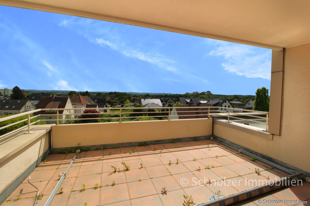 großer Balkon