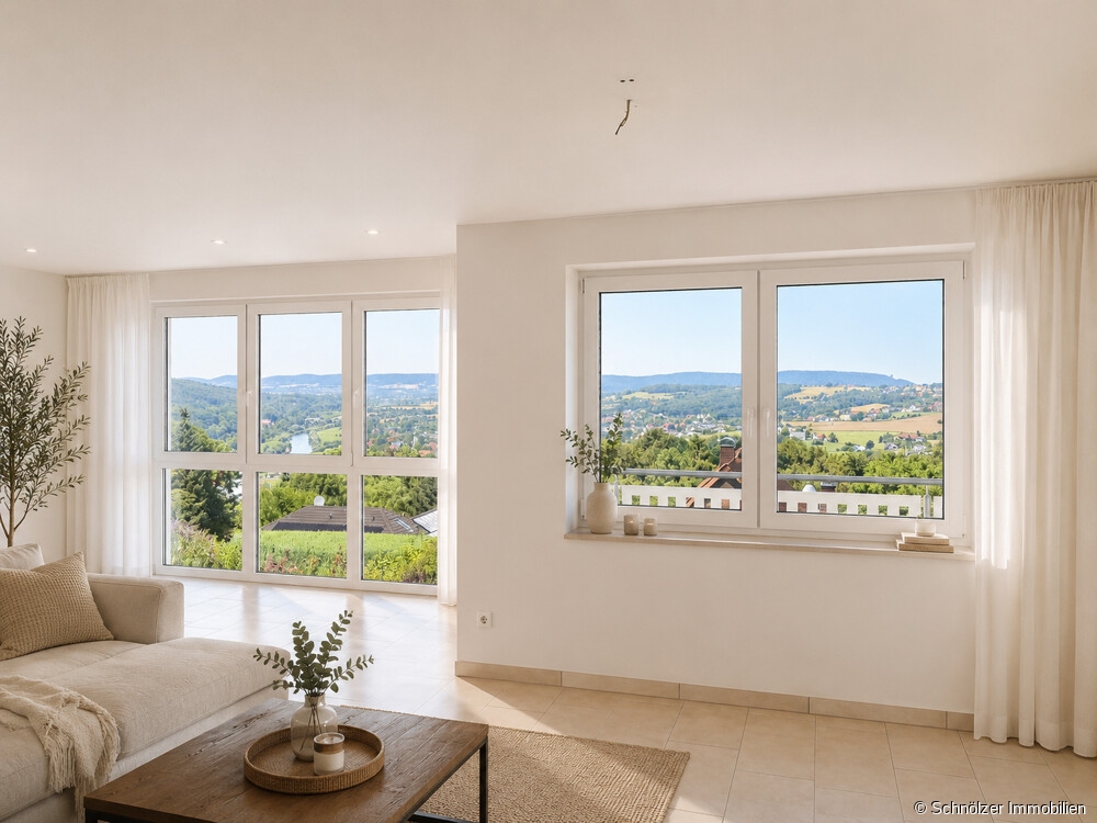 Ausblick Wohnzimmer