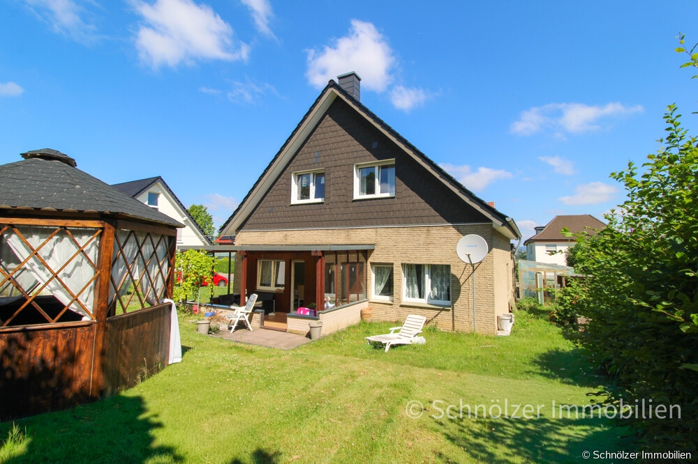 hintere Gartenansicht