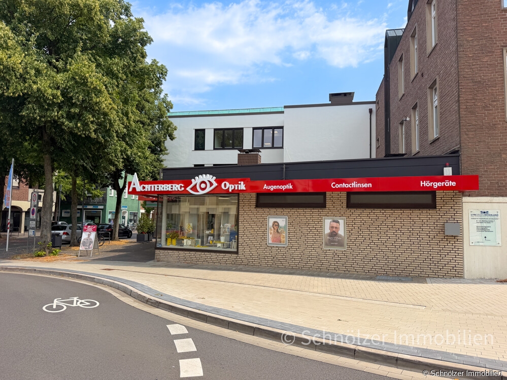 seitliche Ladenansicht