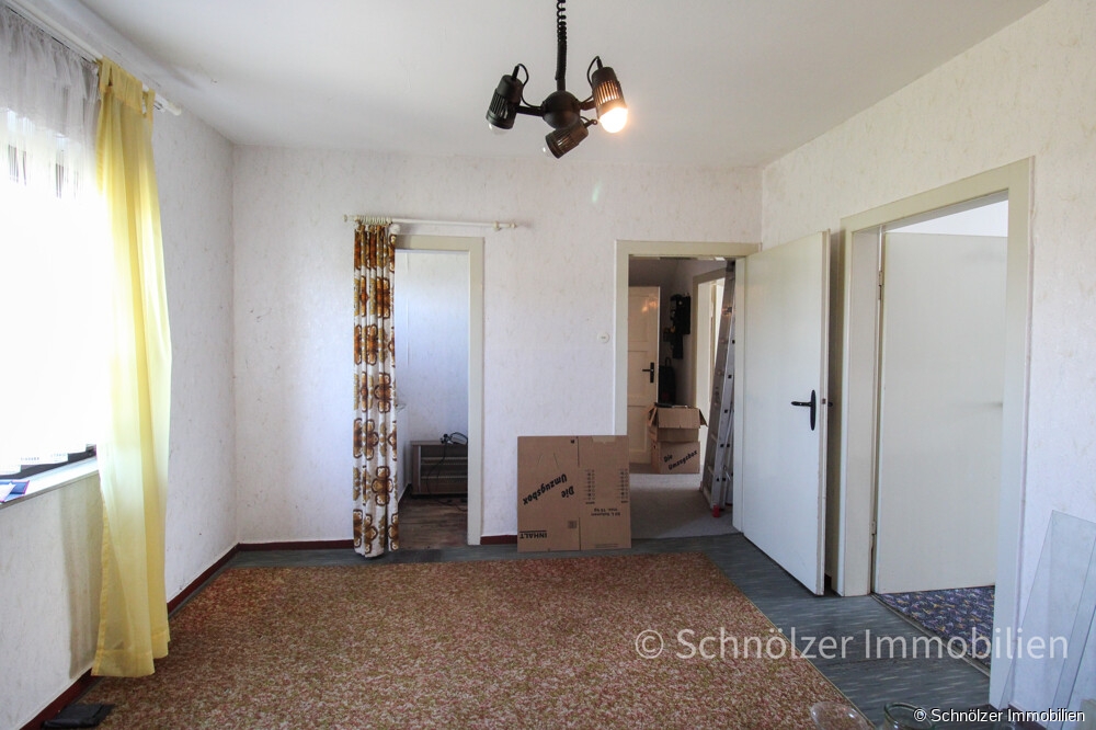 als Durchgangszimmer mit Abstellraum