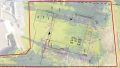 Luftansicht mit unverbindlicher, schematischer Planungsskizze